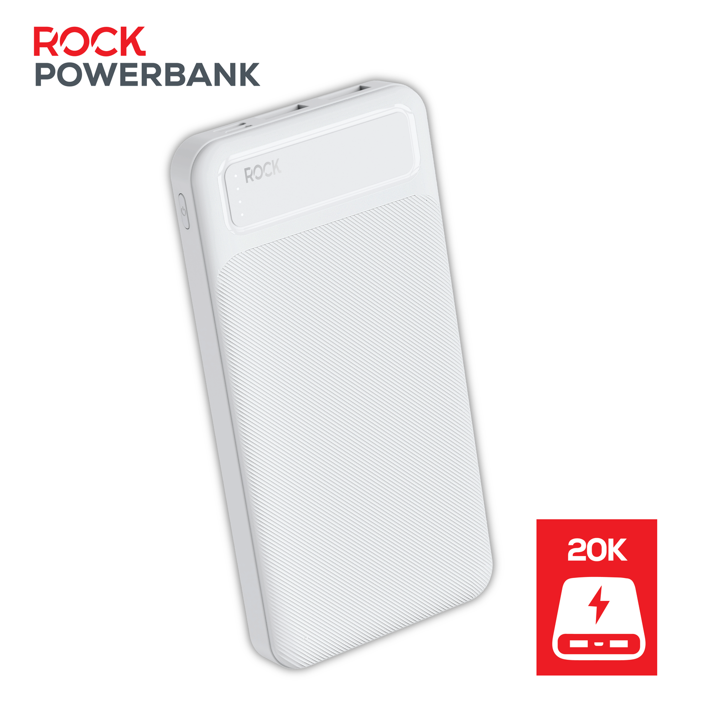 Rock Go Power 20,000 mAh Power Bank, 5 charges
