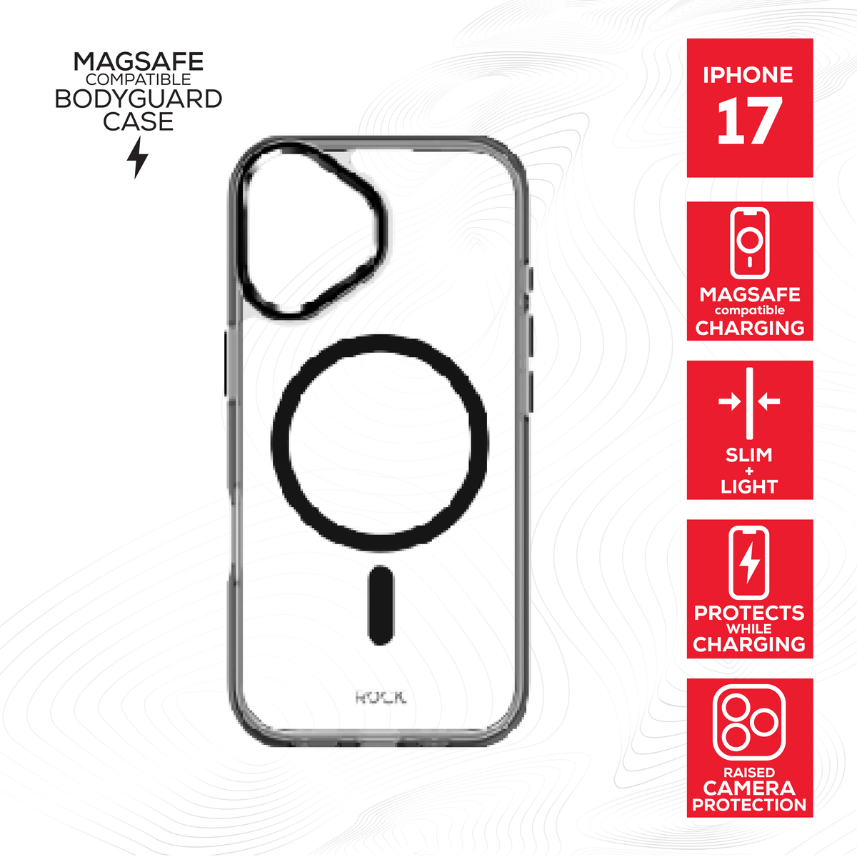 Rock Go Power MagSafe BodyGuard Case for iPhone 17