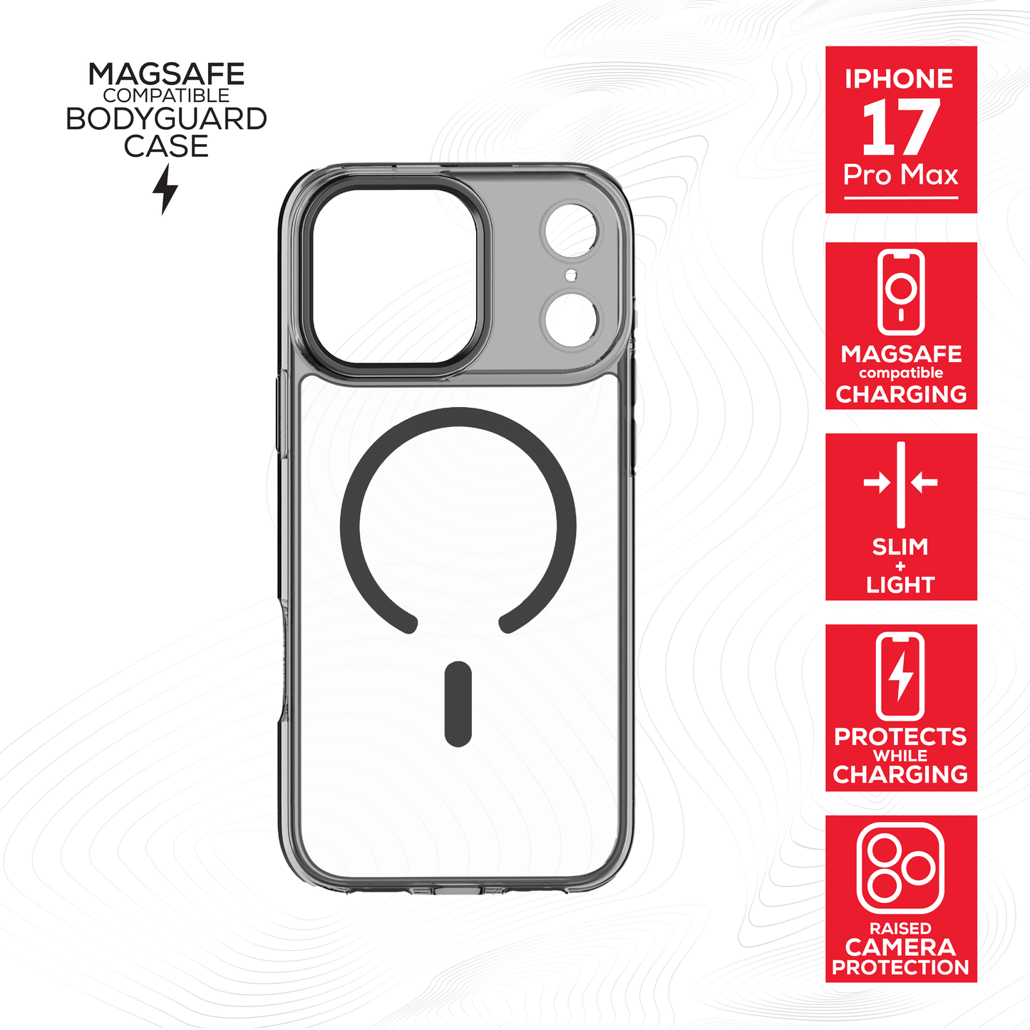 Rock Go Power MagSafe BodyGuard Case for iPhone 17 Pro Max