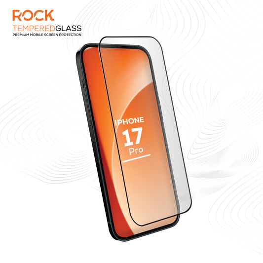 Rock Tempered Glass Screen Protection For iPhone 17 Pro