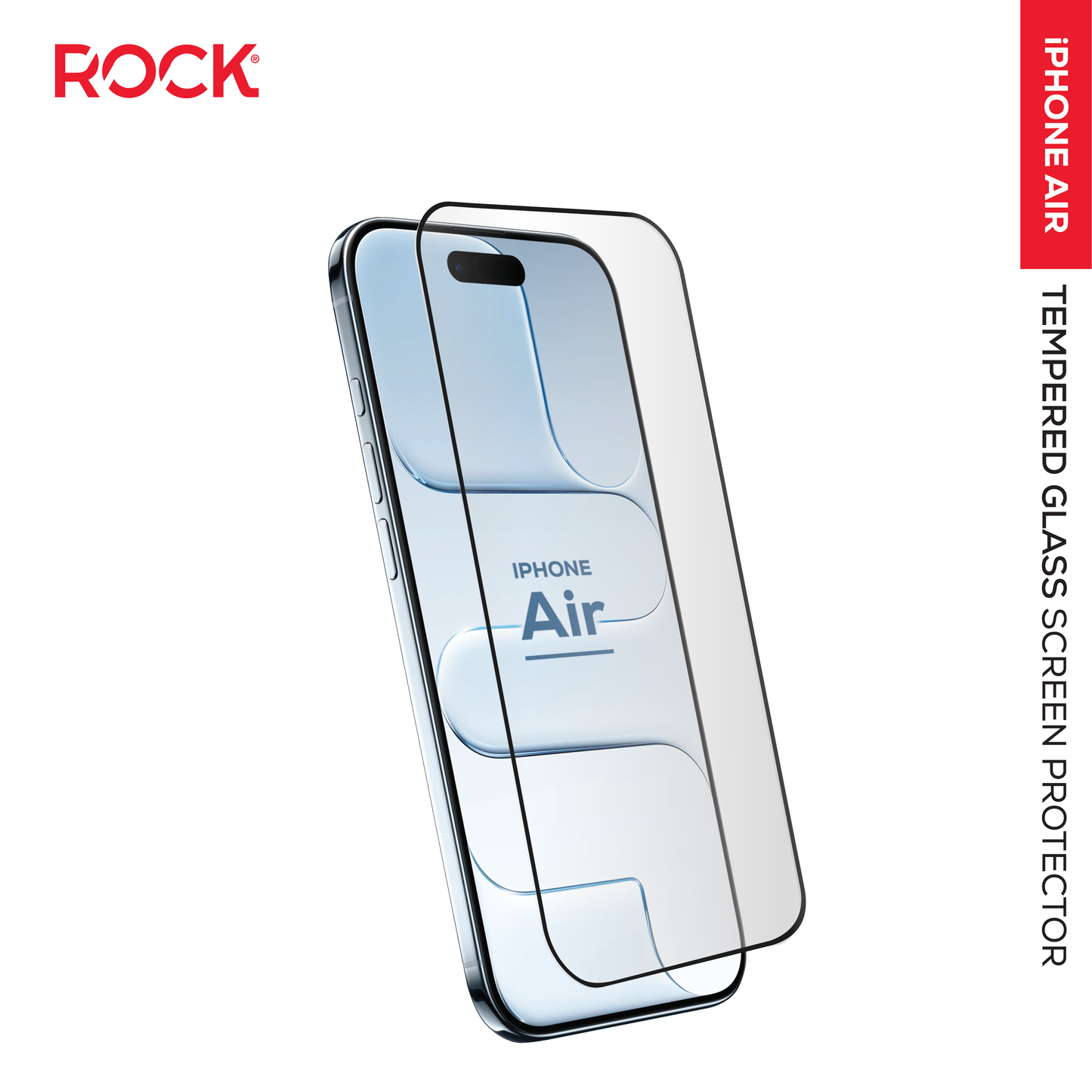 Rock Tempered Glass Screen Protection For iPhone Air