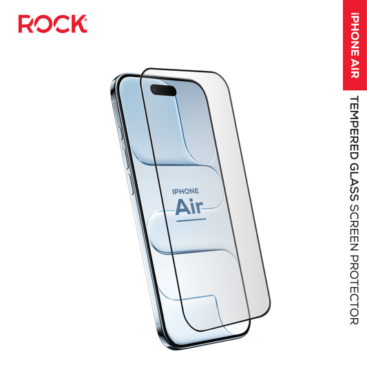 Rock Tempered Glass Screen Protection For iPhone Air