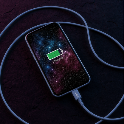 Rock Go Power 3 Metre USB to USB-C Charge & Sync Cable, 15W Navy